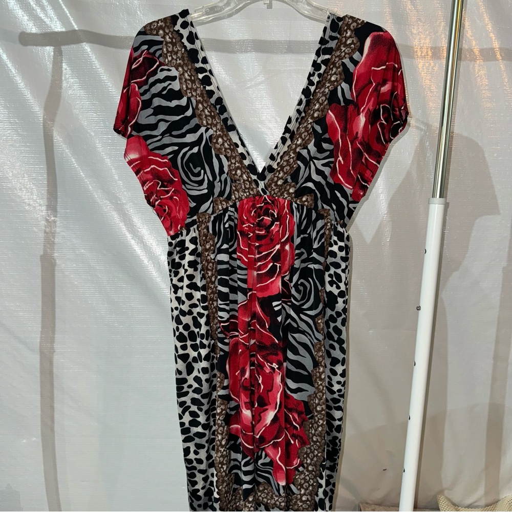 Rue 21 Women's Animal Abstract Swim Cover Up Size L
